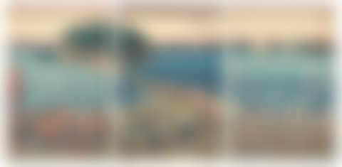 Crowds Visiting the Shrine of Benzaiten at Enoshima in Sagami Province on the Occasion of the Special Viewing (Soshu Enoshima Benzaiten kaicho sankei gunshu no zu) (preview)