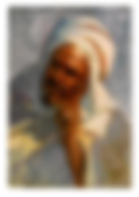 MAN IN A WHITE TURBAN  (preview)