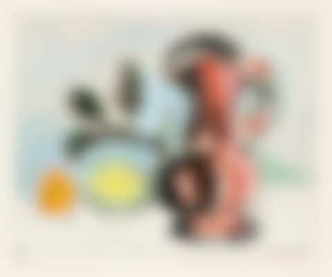 NATURE MORTE AU CITRON ET PICHET ROUGE (preview)