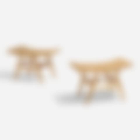 Rare stools for the Rauma-Repola Company, pair (preview)