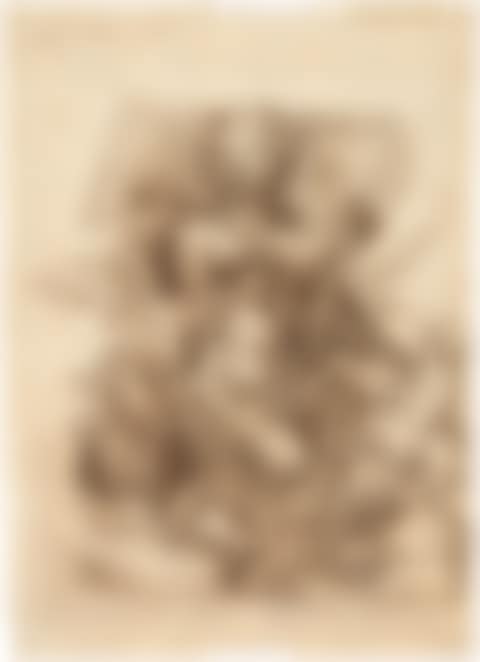 Apollo in the clouds (recto); A nymph seated on a unicorn (verso) (preview)