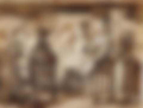 RECTO: INTERIOR SCENE WITH FIGURES SEATED AROUND A TABLE; 
VERSO: PARTIAL STUDY OF A SIMILAR SCENE (preview)