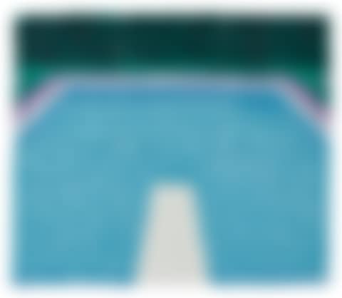 POOL ON A CLOUDY DAY WITH RAIN (PAPER POOL 22) (preview)