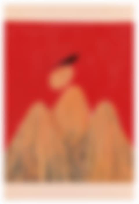 Untitled (Bird, Tree and Mountain Series) (preview)