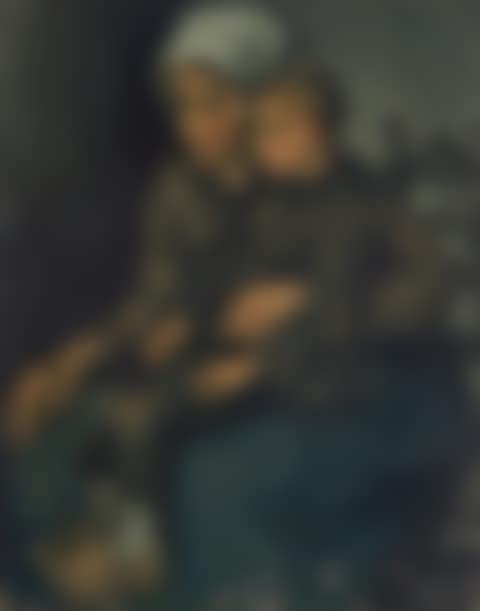 Boerin met een kind op haar schoot (Peasant Woman with Child on her Lap) (preview)