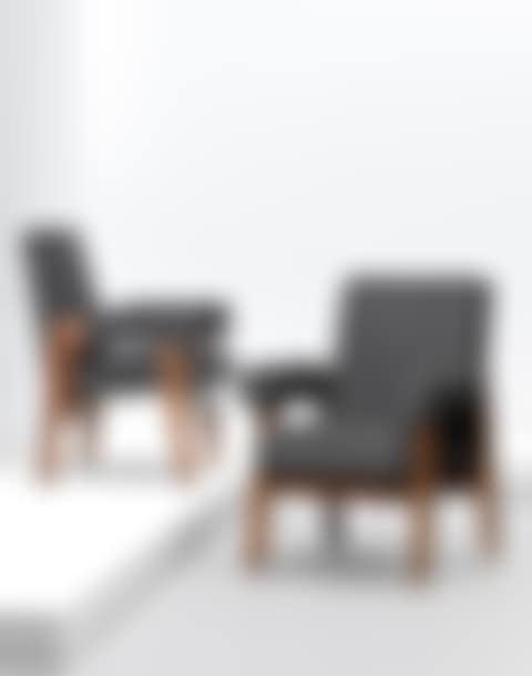 Pair of 'Advocate and Press' armchairs,model no. LC/PJ-SI-41-A,designed for the High Court (preview)