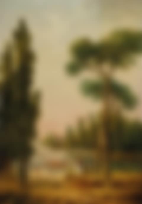 Elegant figures in a river landscape (Le Canal) (preview)