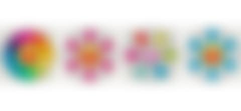 Four Works: (i) Smile On, Rainbow Flower!!; (ii) Pinky Chan; (iii) Smiley Days with Ms. Flower to You!; (iv) Sea Breeze Chan (preview)
