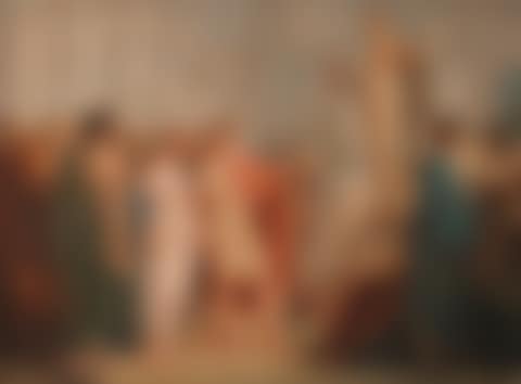 Figures in the Temple of Athena, possibly Alexander the Great and Roxana (preview)