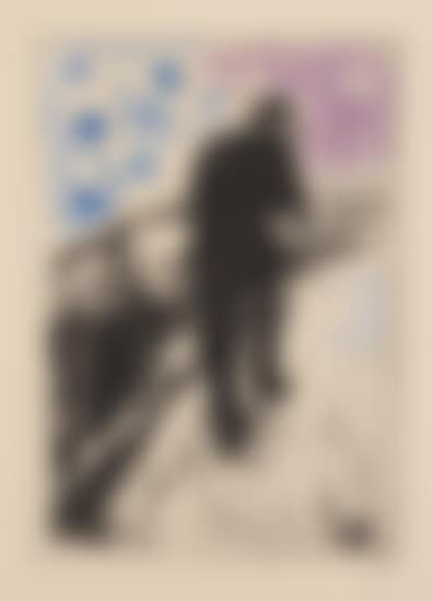 Man Walking Up A Snowy Slope (preview)