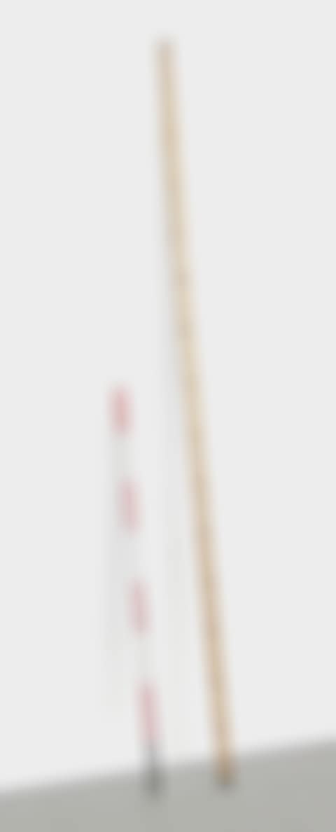 Lot composed of two works: (i) Asta di misurazione (Measurement pole) (ii)Triplo metro (Triple meter) (preview)