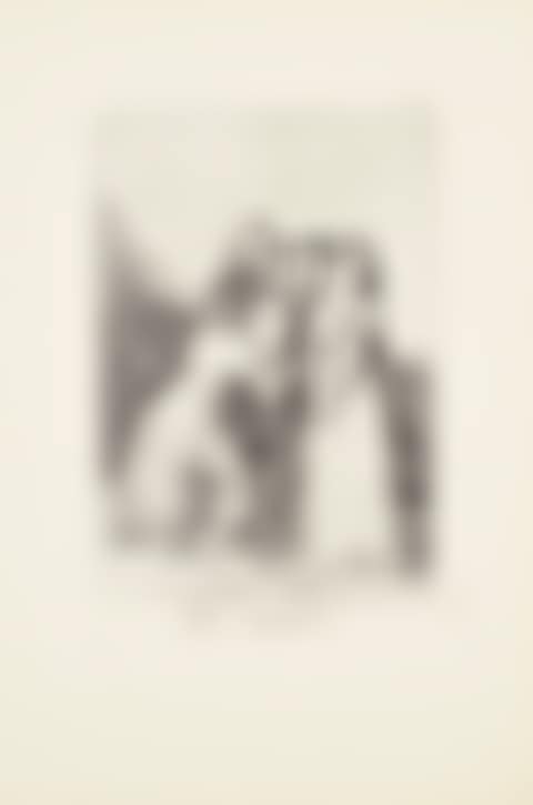 What a sacrifice! (Que sacrificio!)  Plate 14 from: Los Caprichos (preview)