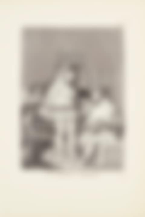 They've already got a seat (Ya tienen asiento)  Plate 26 from: Los Caprichos (preview)