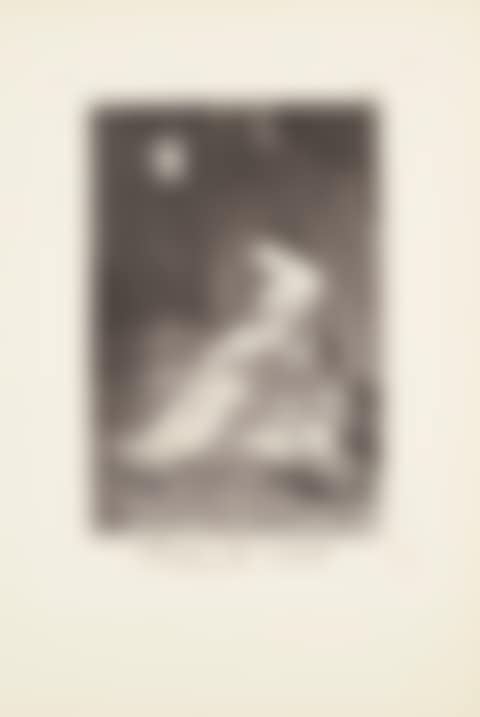 Because she was susceptible (Por que fue sensible)  Plate 32 from: Los Caprichos (preview)