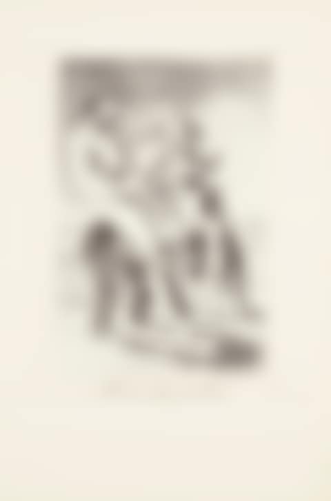 Look how solemn they are (Miren que grabes!)  Plate 63 from: Los Caprichos (preview)