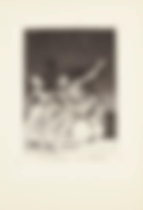When day breaks we will be off (Si amanece; nos vamos)  Plate 71 from: Los Caprichos (preview)