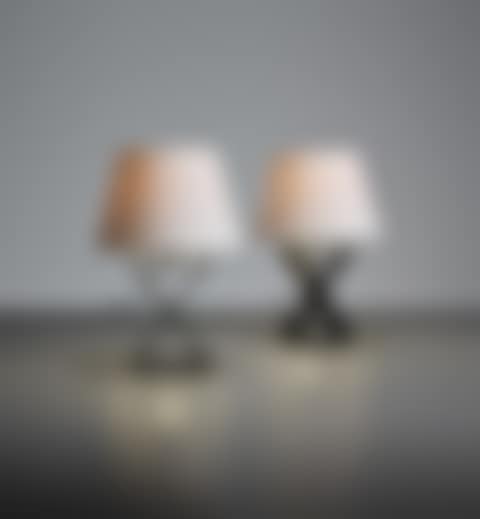 Pair of 'X' table lamps (preview)