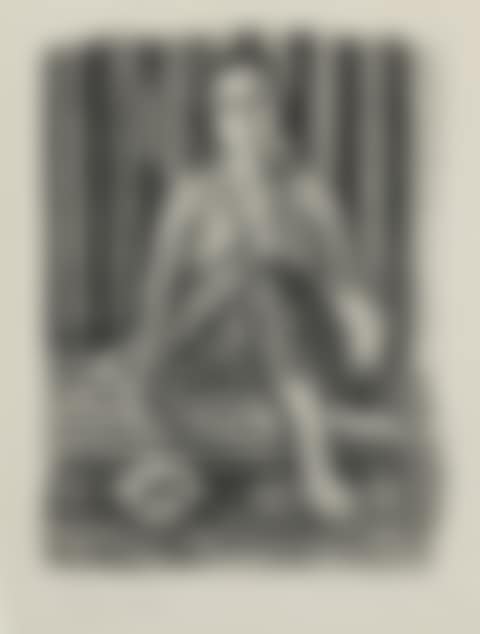 ODALISQUE À LA COUPE DE FRUITS (D. 466) (preview)