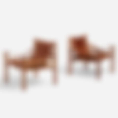 Sirocco Safari lounge chairs, pair (preview)