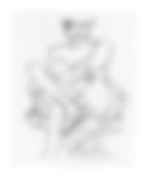 Seated woman in chemise (preview)