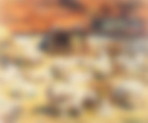 Sheep in the Barnyard at Charleston (preview)