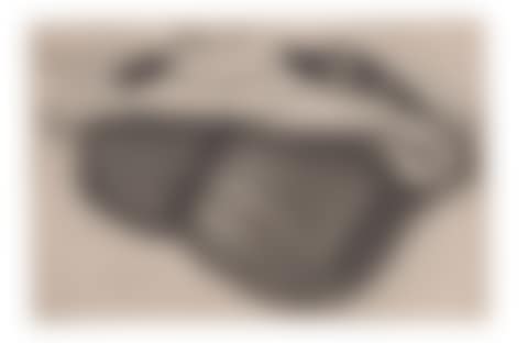 Dark Fur Double-Muff with black Half-Mask (preview)