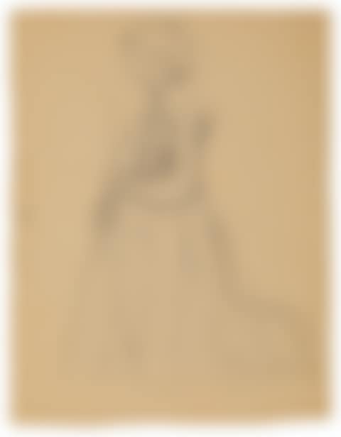 A young woman in Breton costume, kneeling (preview)