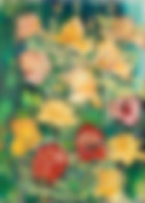 Upstanding Yellow Roses and Buds (preview)