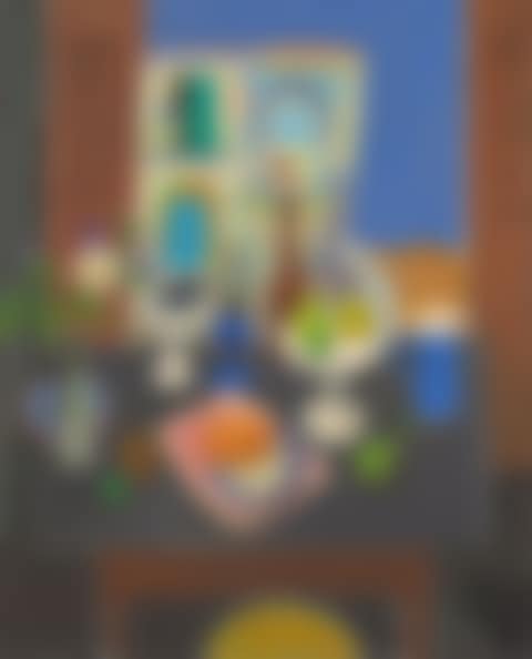 Still life with black cat (preview)