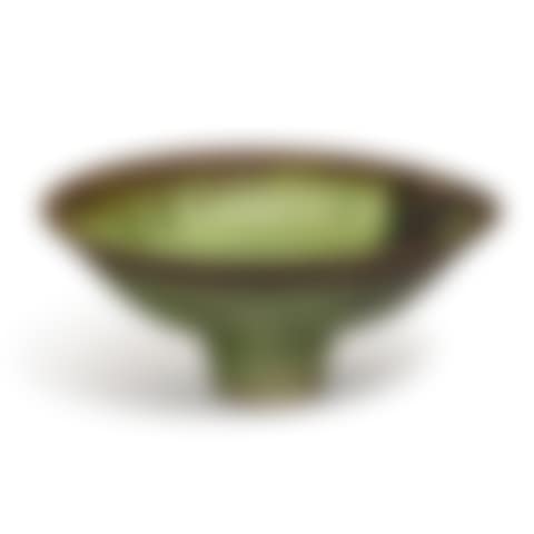 Emerald Green Footed Bowl (preview)