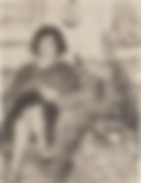 Seated Woman in an Interior with Flowers (preview)