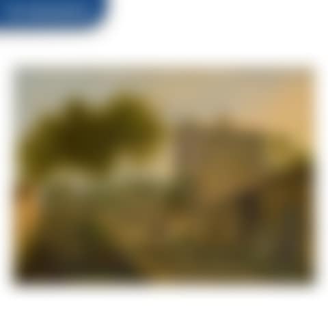 Village landscape with a mill and various figures (preview)