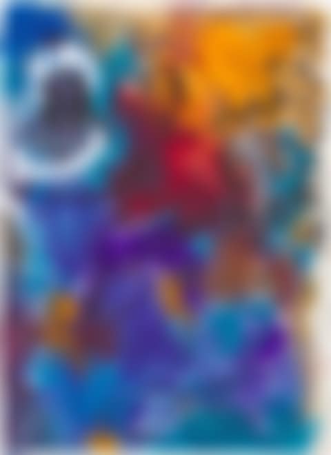 Sans titre, figure au turban et femme ailée or Donna alata e turbante (Femme ailée et turban) (preview)