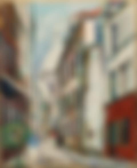 La Rue Saint-Rustique à Montmartre (preview)