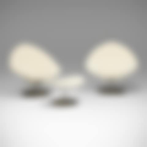 Globe chairs model F422, pair and ottoman, model P421 (preview)