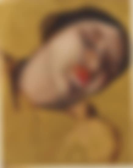 Figure esquissée sur fond doré (preview)