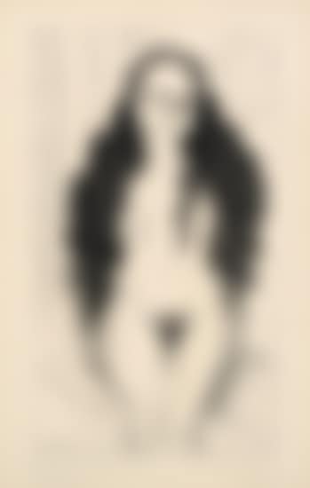 Nude with Long Hair (Desnudo de Lola Olmedo, Lola Olmedo Nude) (G. 895) (preview)