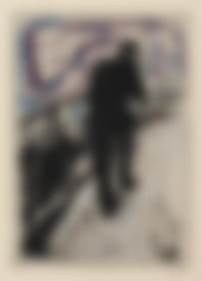 Man Walking Up a Snowy Slope (preview)