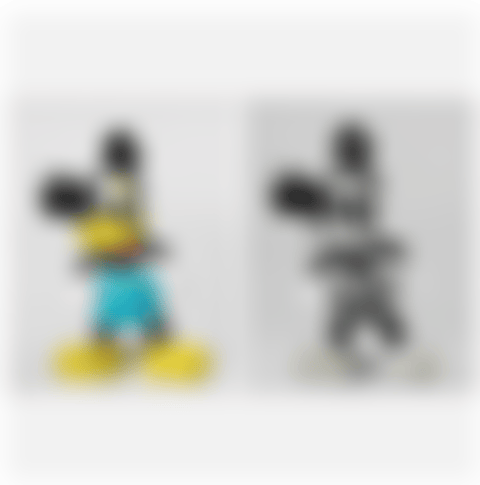 1. DECONSTRUCTED MOUSE (BLUE)／2. DECONSTRUCTED MOUSE (Black and White) (preview)