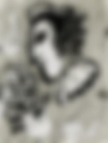 Clown au bouquet de fleurs (preview)