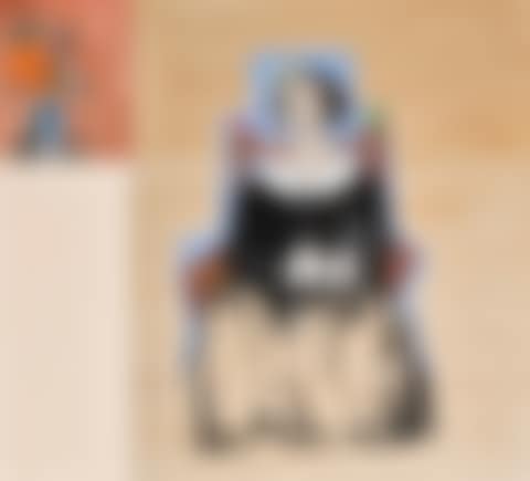 SEATED FIGURE WITH ABSTRACTION (preview)