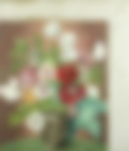 Still life with vase of poppies and mixed flowers (preview)