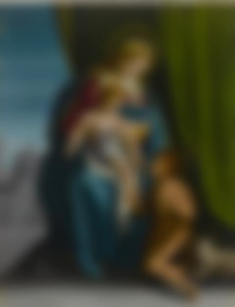 THE MADONNA AND CHILD WITH THE INFANT SAINT JOHN THE BAPTIST (preview)