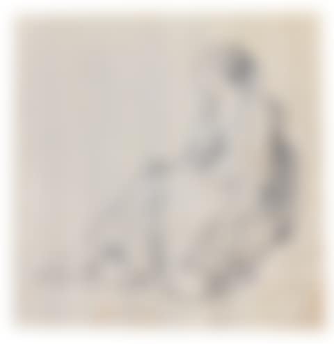 SEATED WOMAN, SEEN FROM THE SIDE (preview)