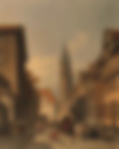 Busy street in German town (preview)