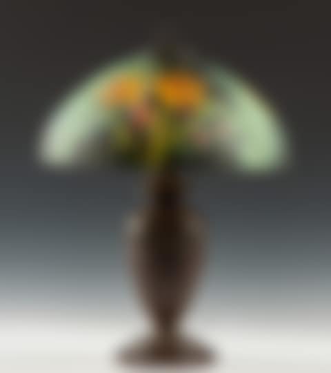Reverse Painted Daffodil Lamp (preview)