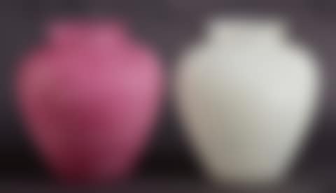 Steuben Pink Cluthra Vase (preview)