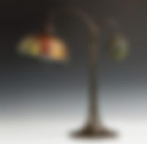 Rare Tiffany Studios Table Lamp with Turtleback Counter Balance (preview)