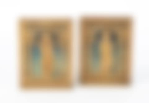 Enameled Bronze Bookends (preview)