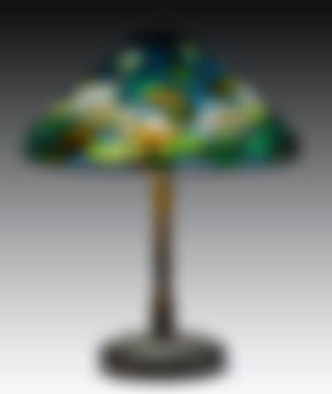 Rare Tiffany Studios, New York Pond Lily Table Lamp (preview)